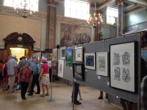 The row where my painting was