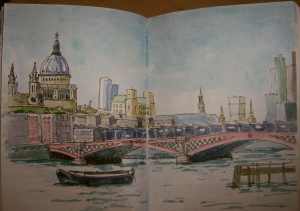 St Pauls and Blackfriars Bridge